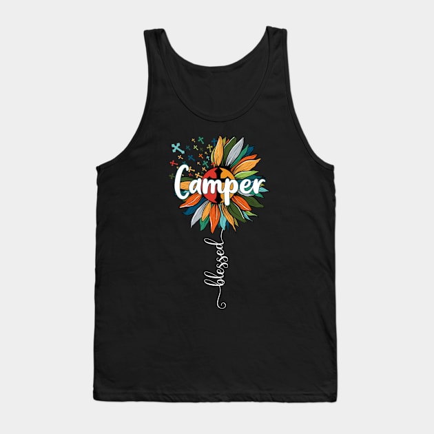 Blessed Camper Tank Top by Brande